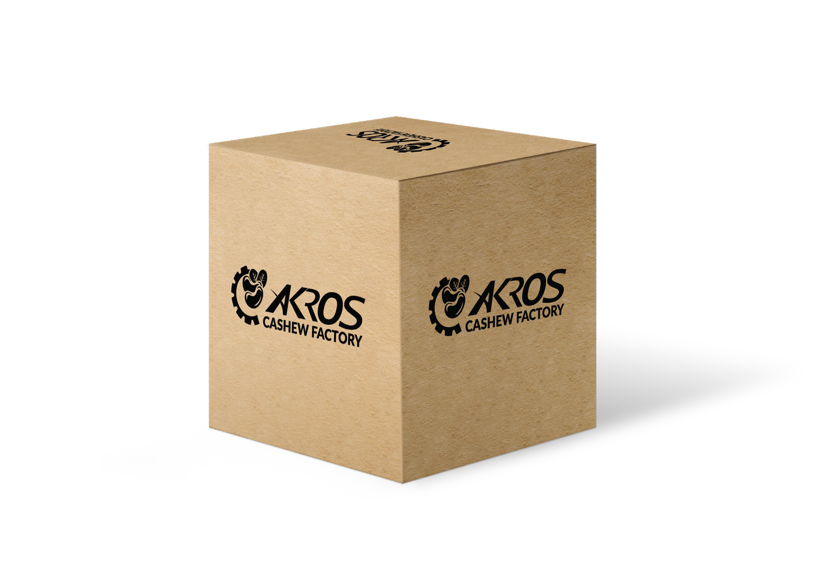 Akros branded cashew nut product packaging